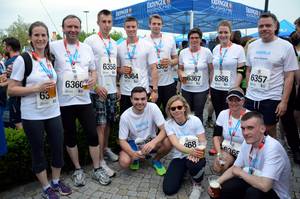 Teilnahme am M-net Firmenlauf 2015